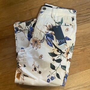 FDJ French Dressing Jeans Cropped Floral 6